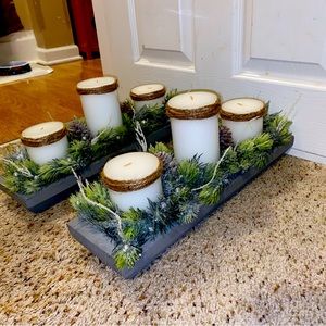 Seasonal or year round table center pieces